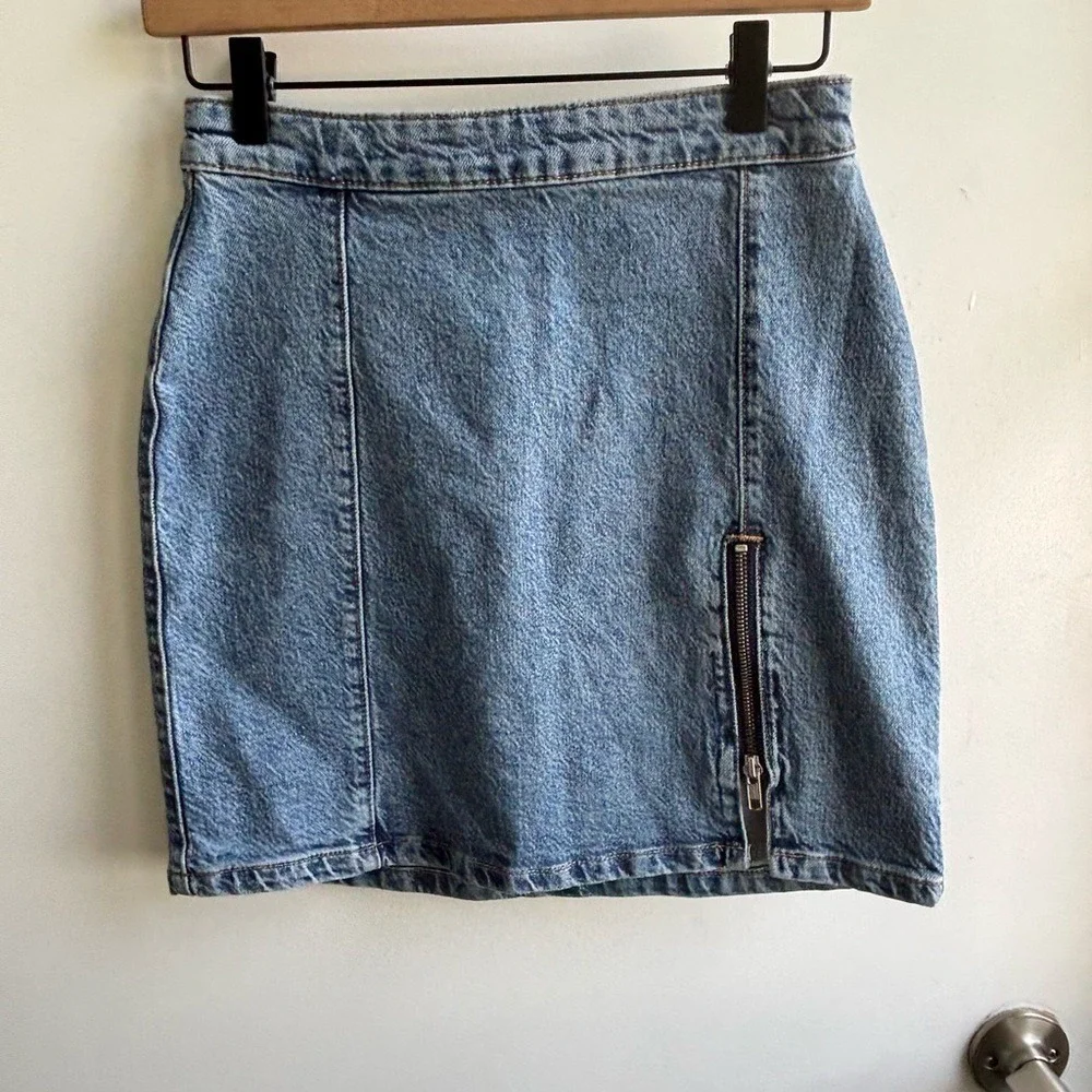 We The Free Midnight Magic Jean Skirt size 4 boho festival‎ layered minimalist
